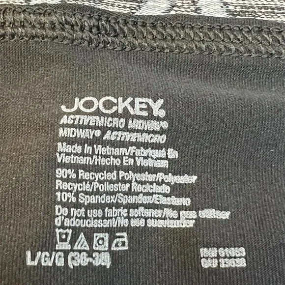 Men's ActiveMicro Midway Boxer Briefs Underwear Black in SIZE LARGE - 3 PAIRS - Picture 9 of 9